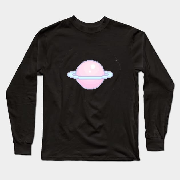 Pastel Kawaii Pixel Long Sleeve T-Shirt by hypergrid